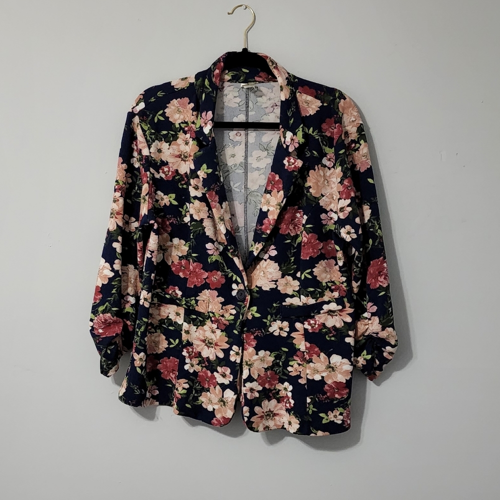 Floral blazer